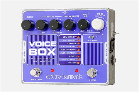 electro harmonix voice box vocal harmony machine and vocoder pedal|electro Harmonix voice box demo.